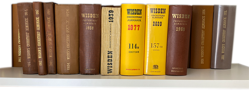 Wisdens, Cricket Books and Memorabilia Wanted